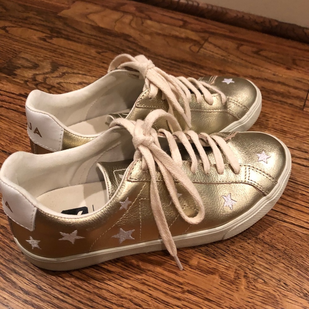 Veja Madewell Gold Star Tennis Shoes